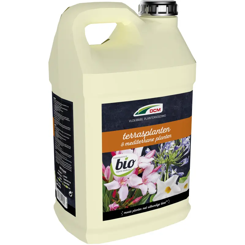 DCM Vloeibare Plantenvoeding Terrasplanten & Mediterrane Planten 2,5 L