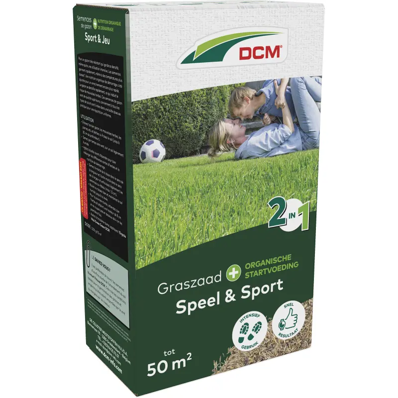 DCM Graszaad 2-in-1 Speel & Sport 50 m² (1 kg)