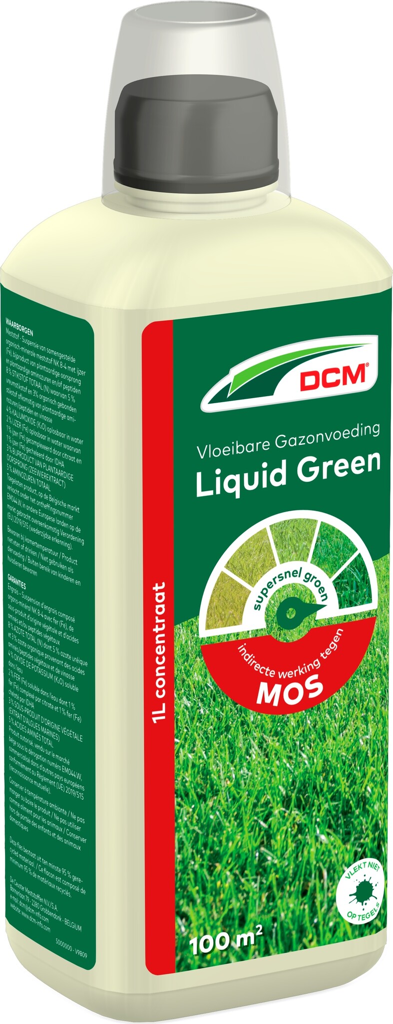 Vloeibare Gazonvoeding Liquid Green 100 m² (1 L)