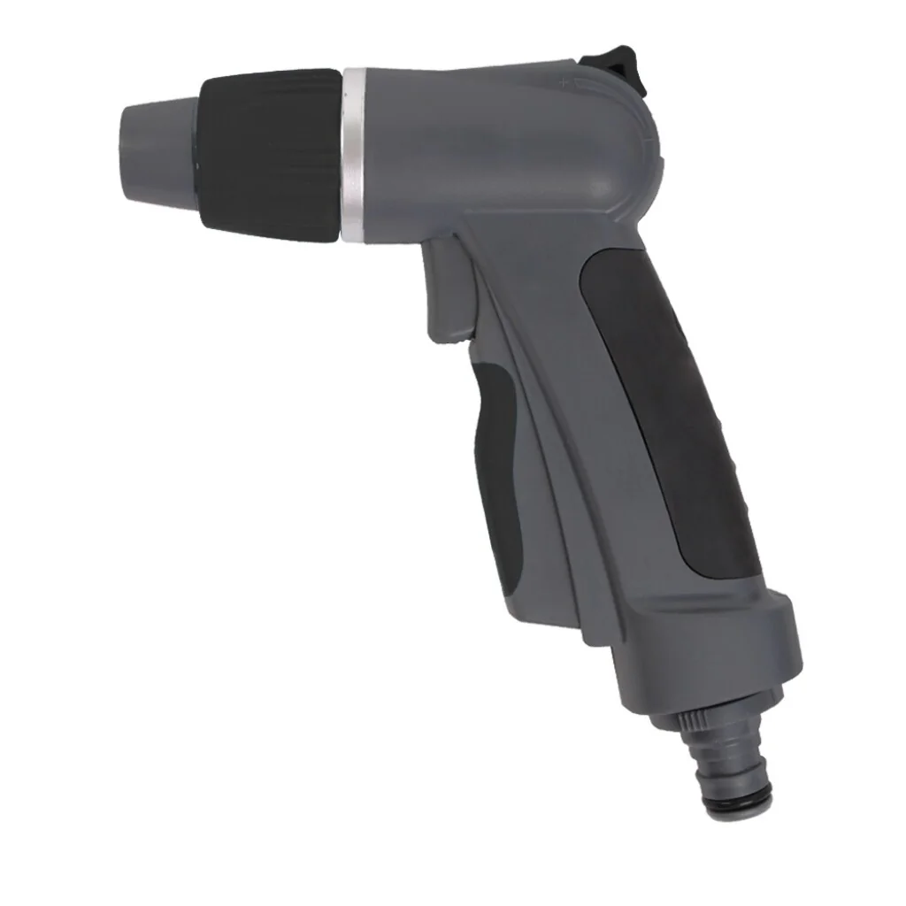 Talen Tools kunststof spuitpistool met rubberen verstelring voor de tuinslang