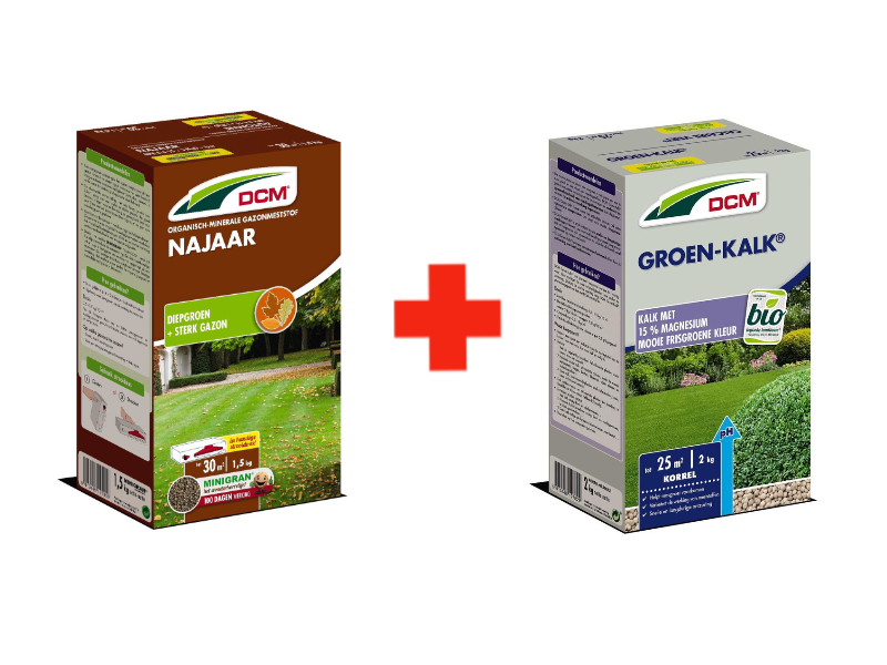 Complete najaar bemesting! Kalk + Gazonmeststof najaar