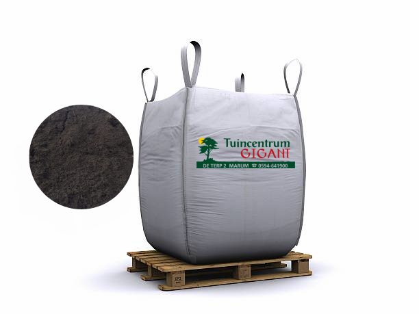 Big bag Zwarte grond (1m³) - Gratis thuisbezorgd