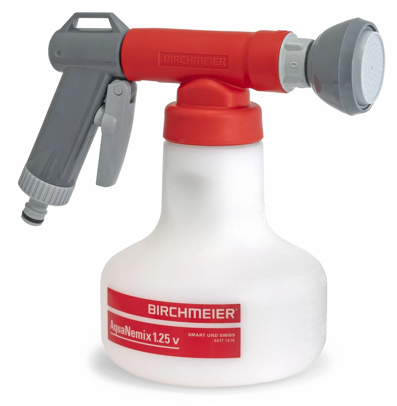 Birchmeier AquaNemix 1.25 V spuitpistool met slangaansluiting en reservoir van 1,25 liter