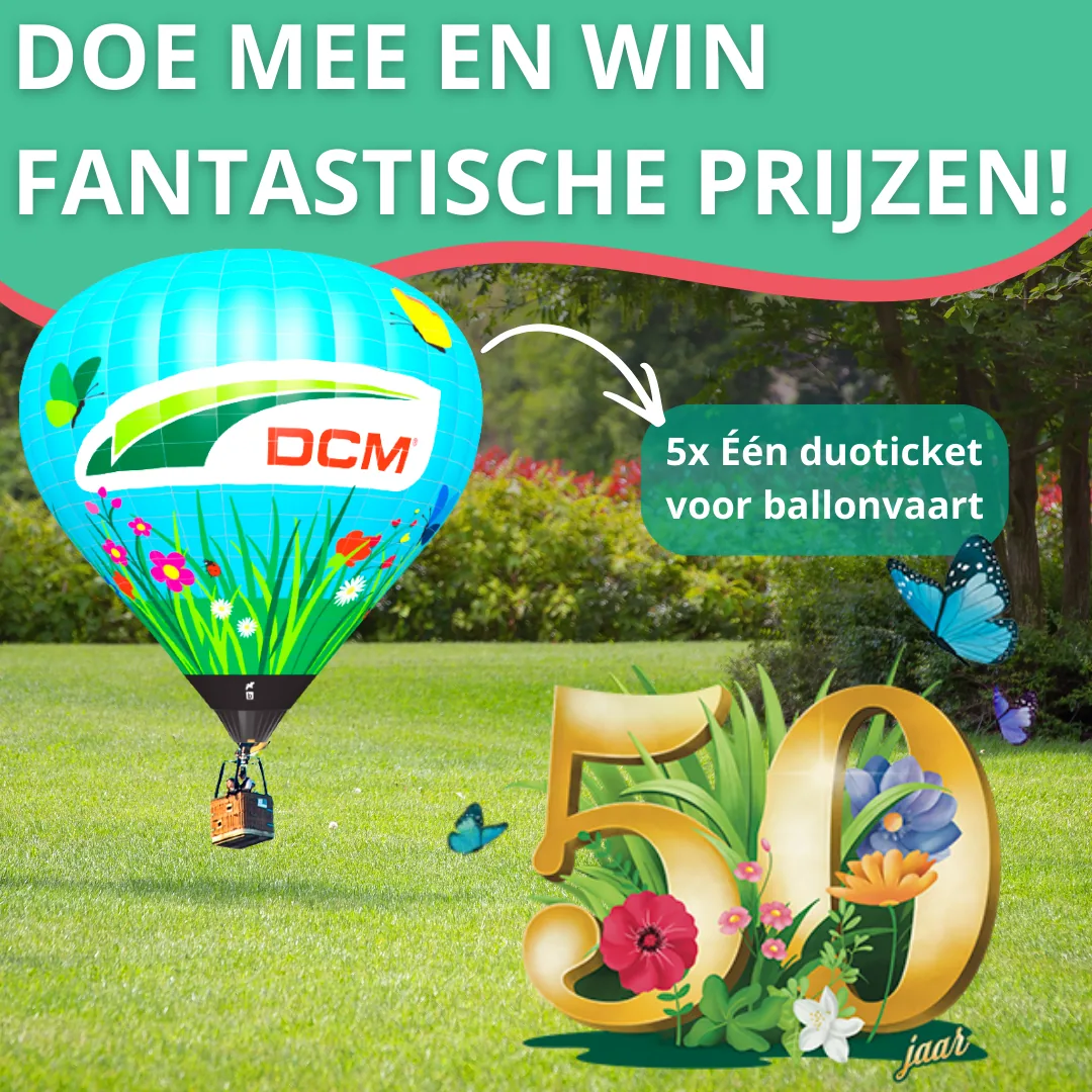 DCM 50 jaar: win een van de vijf duotickets voor een ballonvaart