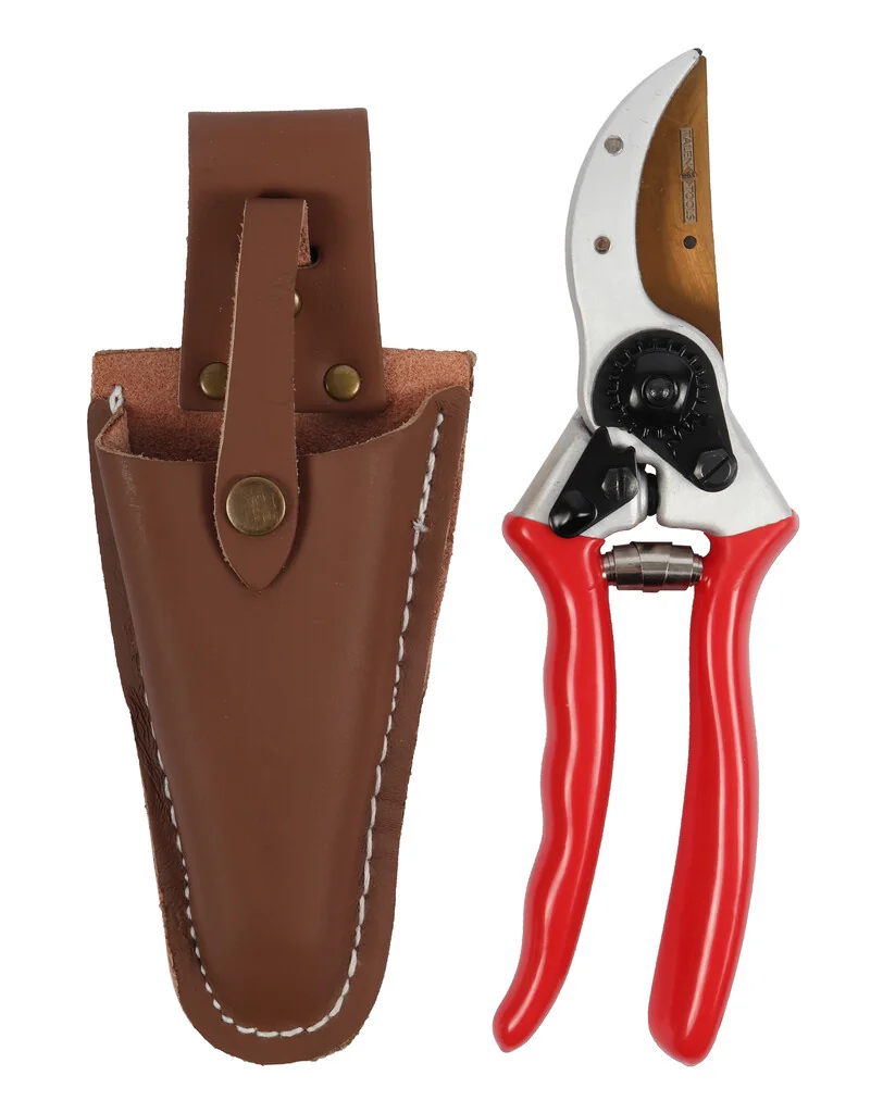 Talen Tools titanium snoeischaar met lederen holster