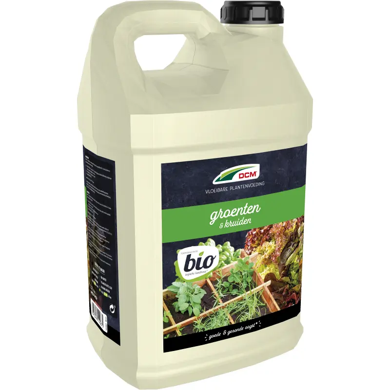 DCM Vloeibare Plantenvoeding Groenten & Kruiden 2,5 L