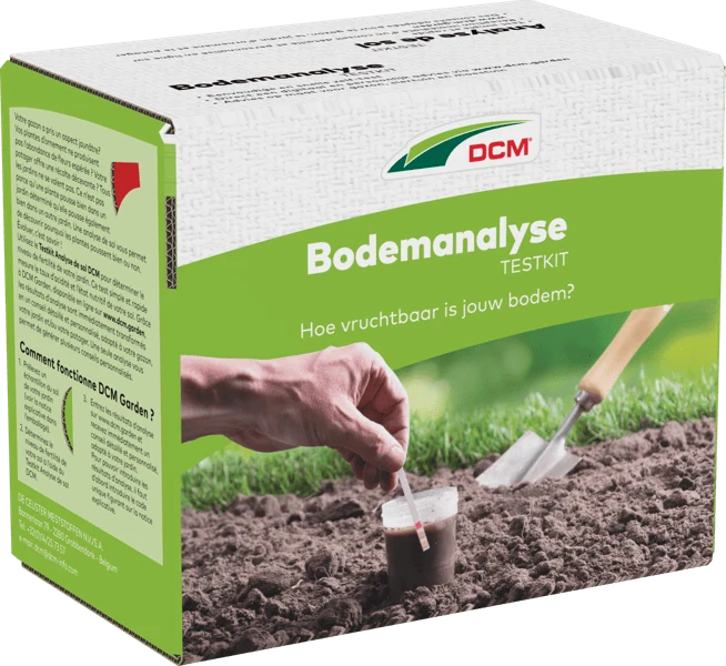 DCM Bodemanalyse Testkit 1 st, schuin vooraanzicht