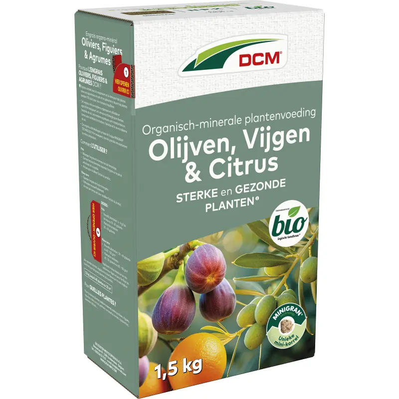 DCM Plantenvoeding Olijven, Vijgen & Citrus 1,5 kg
