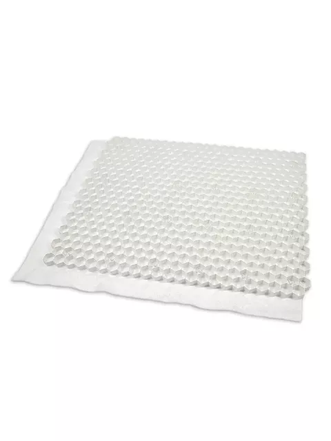 Grindrooster met worteldoek EuroGravel Plus Wit 120x100x3 cm