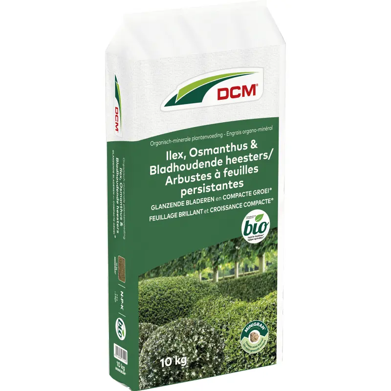 DCM Plantenvoeding Ilex, Osmanthus & Bladhoudende Heesters 10 kg