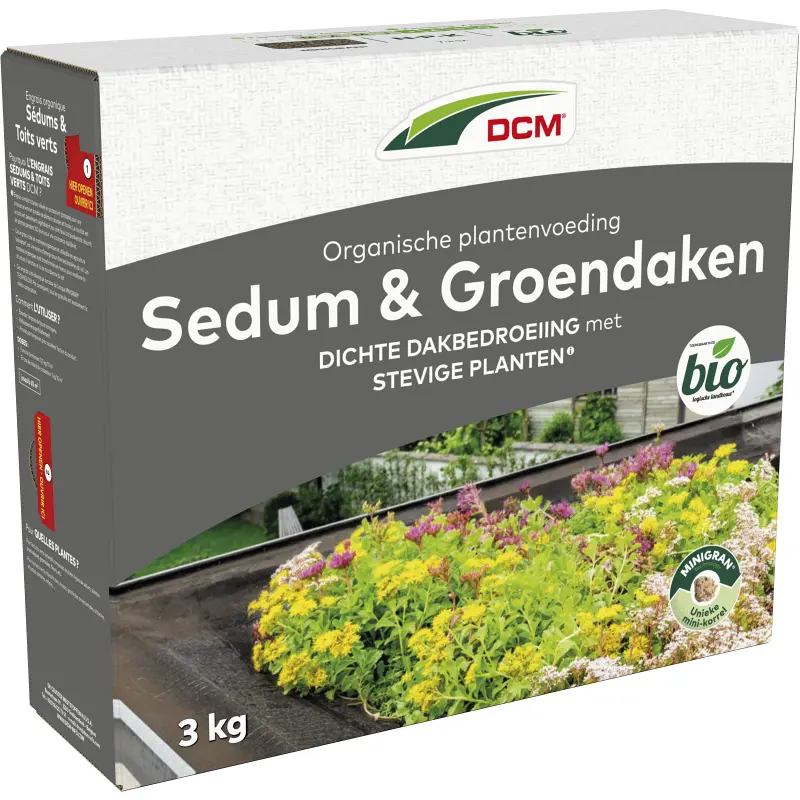 DCM Plantenvoeding Sedum & Groendaken 3 kg