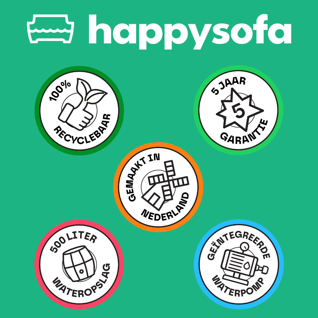 Regenbank lichtgrijs graniet 500 liter (regenton)