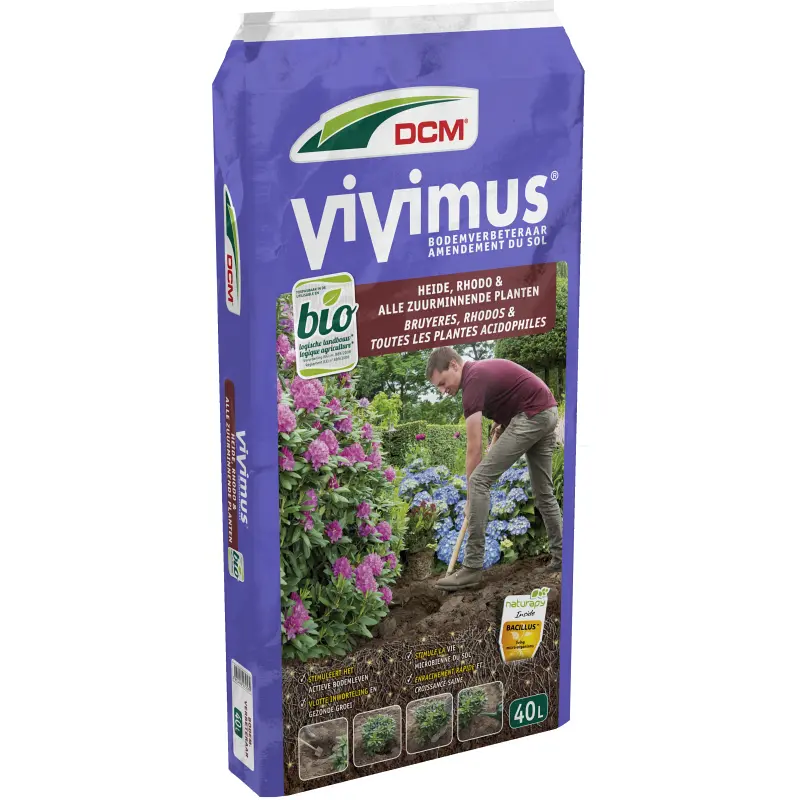 DCM Vivimus® Heide, Rhodo & alle Zuurminnende Planten | Bodemverbeteraar