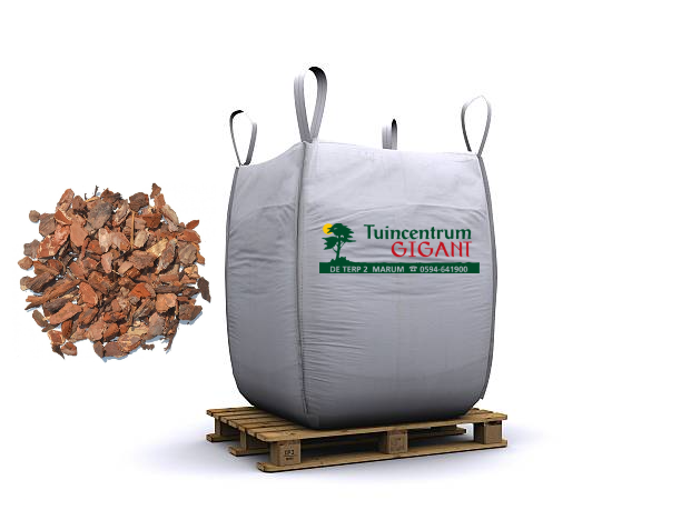 Big bag Franse boomschors (1m3) Big bag Franse boomschors (1m3)