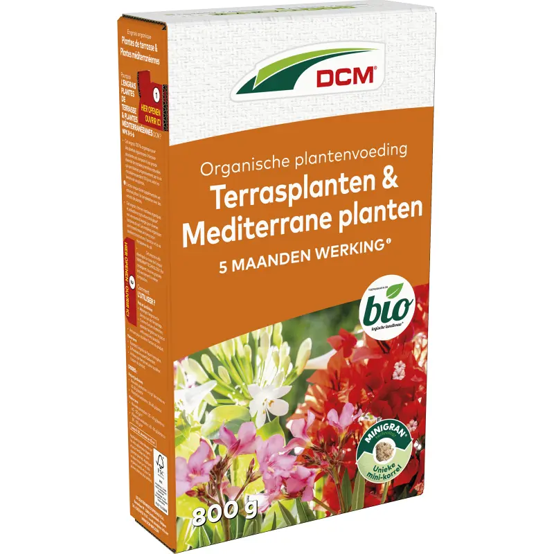DCM Plantenvoeding Terrasplanten & Mediterrane planten 800 g