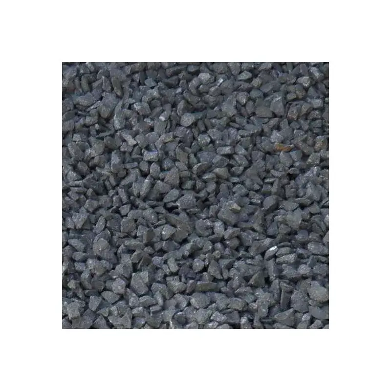 Basalt split 16-32 mm van dichtbij, de korrel in detail