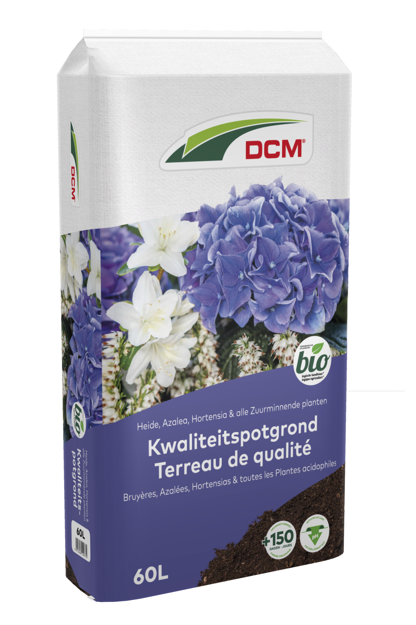 Potgrond Heide, Azalea, Hortensia & alle Zuurminnende planten (60 ltr)