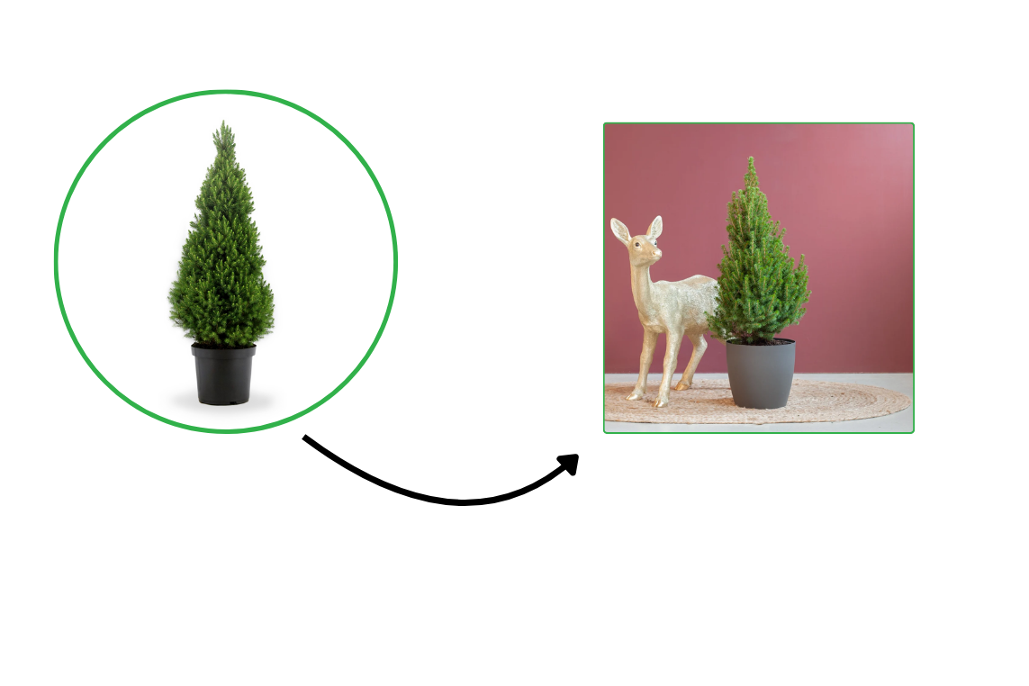 Kleine kerstbomen