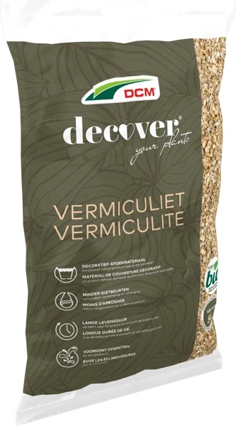DCM Decover® Vermiculiet 5 L, schuin vooraanzicht