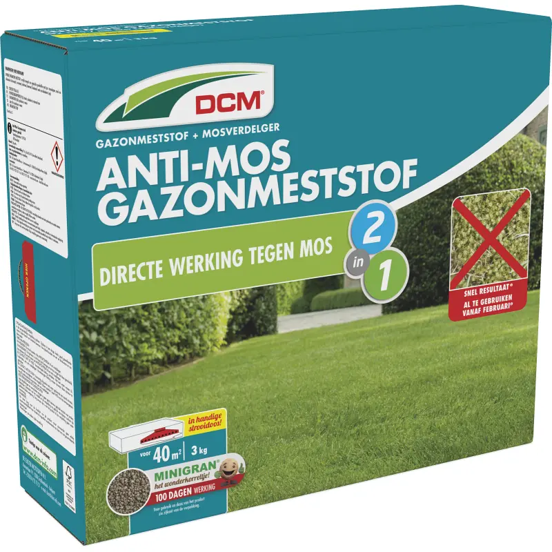 DCM Anti-mos Gazonmeststof 3 kg
