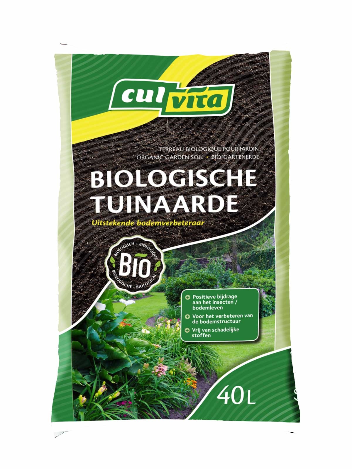 Biologische Tuinaarde 40ltr
