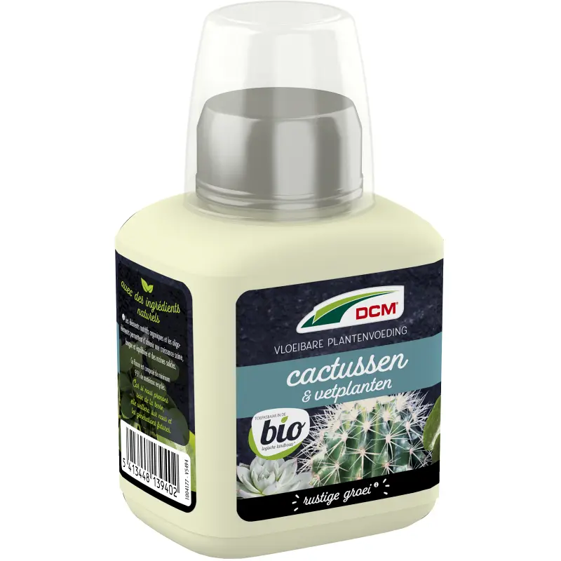 DCM Vloeibare Plantenvoeding Cactussen & Vetplanten 0,25 L