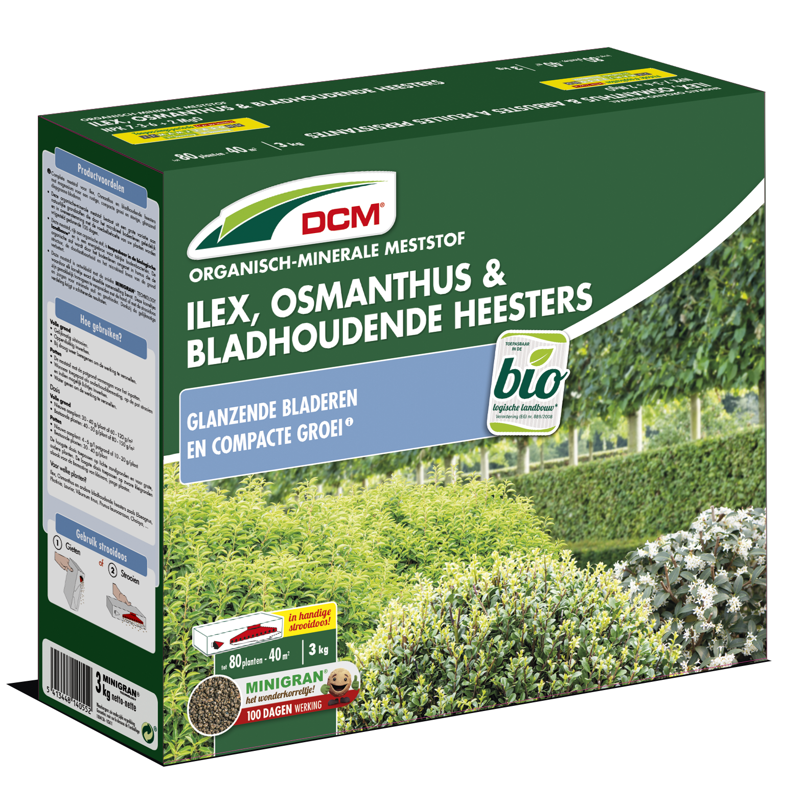 Meststof Ilex, Osmantus & Bladhoudende heesters (3 kg)