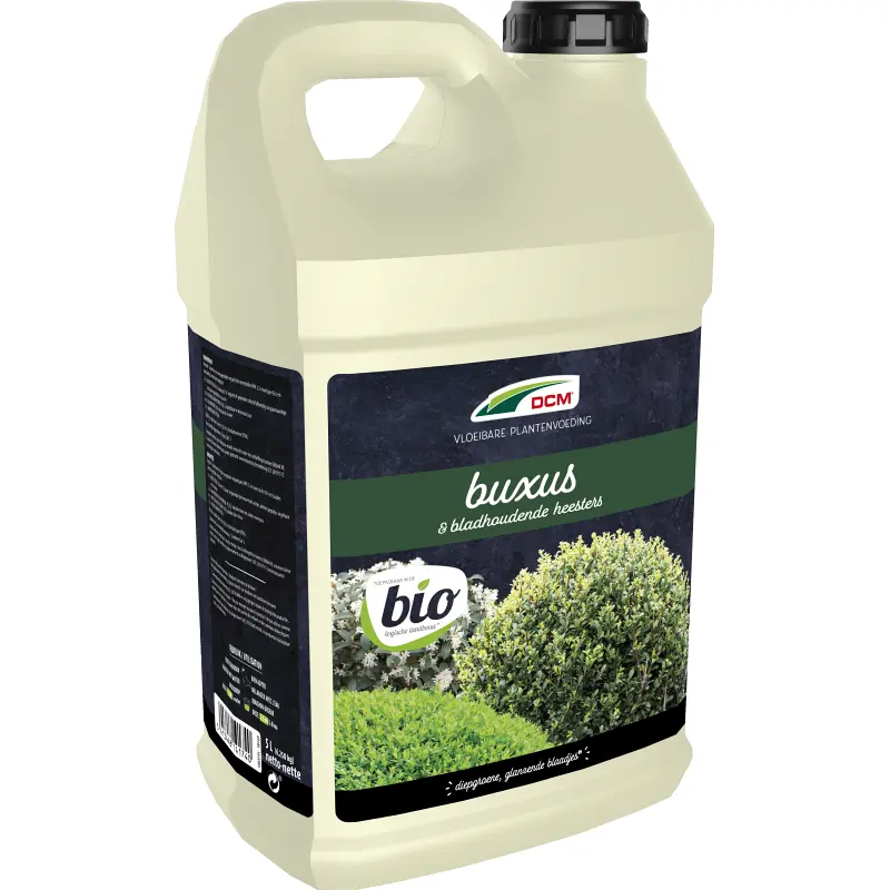 DCM Vloeibare Plantenvoeding Buxus & Bladhoudende heesters 5 L