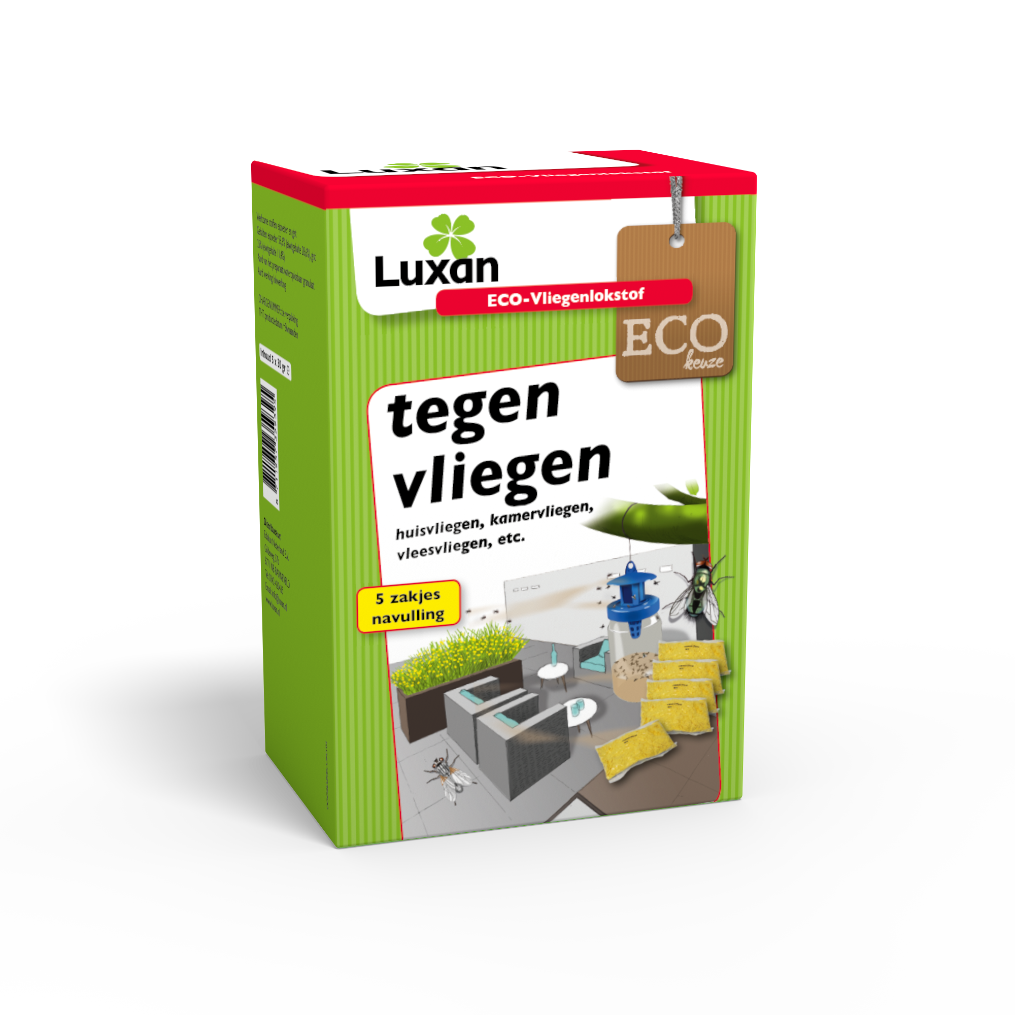 Luxan ECO Vliegenlokstof navulling 5 x 30 gram