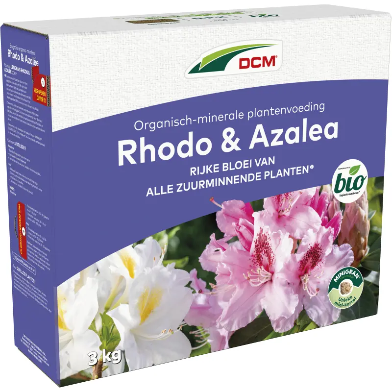 DCM Plantenvoeding Rhodo, Hortensia & Azalea 3 Kg