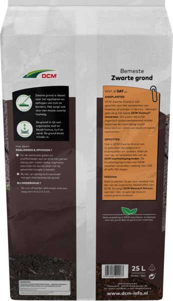 Zwarte Grond 25 liter
