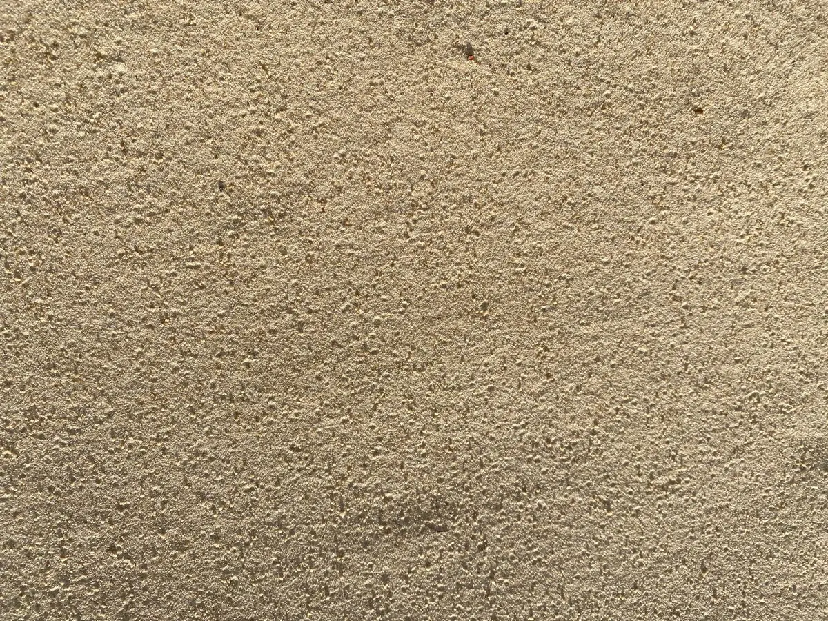 Geel voegzand 0-1 mm van dichtbij, warm geel