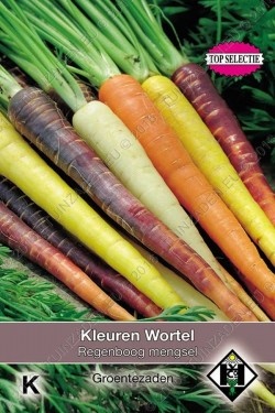 Kleuren Wortel Regenboog mengsel