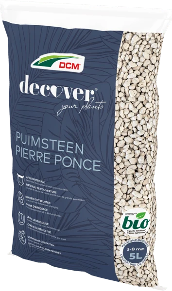 DCM Decover® Puimsteen 5 L, schuin vooraanzicht van rechts