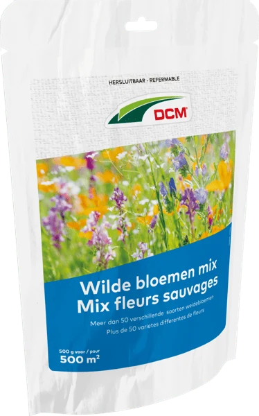 DCM Wilde Bloemen Mix 500 gr, schuin vooraanzicht
