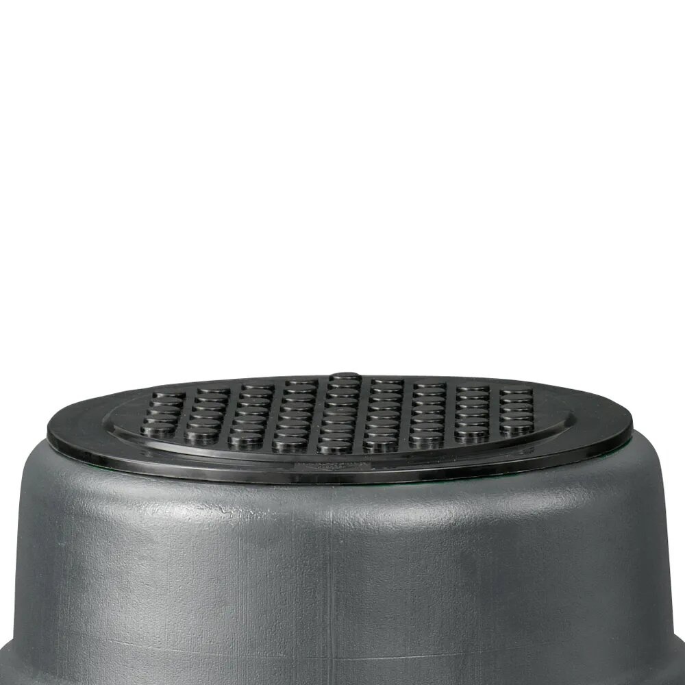 Regenton rond 227 ltr antraciet