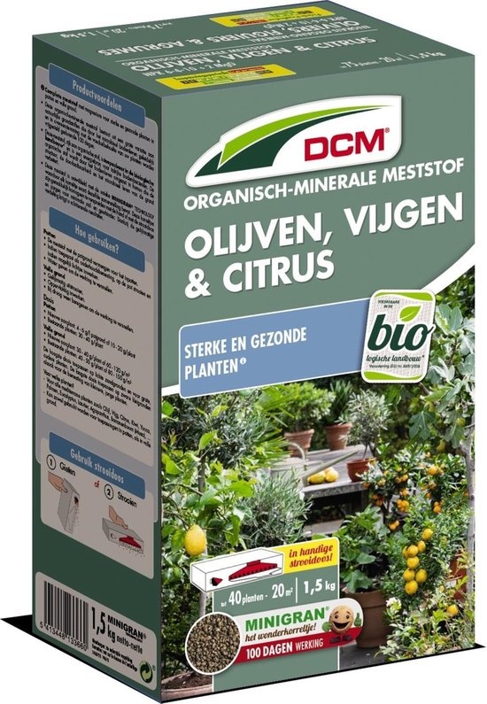 Meststof olijven/vijgen/citrus (1,5 KG)